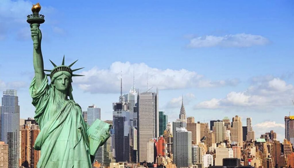 New York City (NYC), often simply called New York, is the most populous city in the United States. With an estimated 2019 population of 8,336,817 distributed over about 302.6 square miles (784 km2), New York City is also the most densely populated major city in the United States.[11] Located at the southern tip of the State of New York, the city is the center of the New York metropolitan area, the largest metropolitan area in the world by urban landmass.[12] With almost 20 million people in its metropolitan statistical area and approximately 23 million in its combined statistical area, it is one of the world's most populous megacities. New York City has been described as the cultural, financial, and media capital of the world, significantly influencing commerce,[13] entertainment, research, technology, education, politics, tourism, art, fashion, and sports, and is the most photographed city in the world.[14] Home to the headquarters of the United Nations,[15] New York is an important center for international diplomacy,[16][17] and has sometimes been called the capital of the world